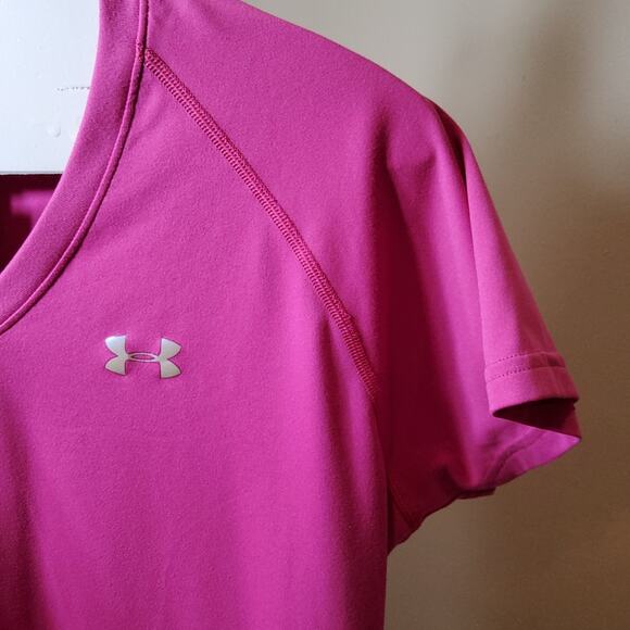 Under Armour Women's Dri-Fit Fuchsia Color Size L - Picture 4 of 8